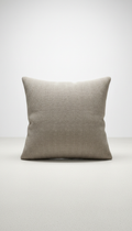 Soft Taupe Textile Throw Pillow
